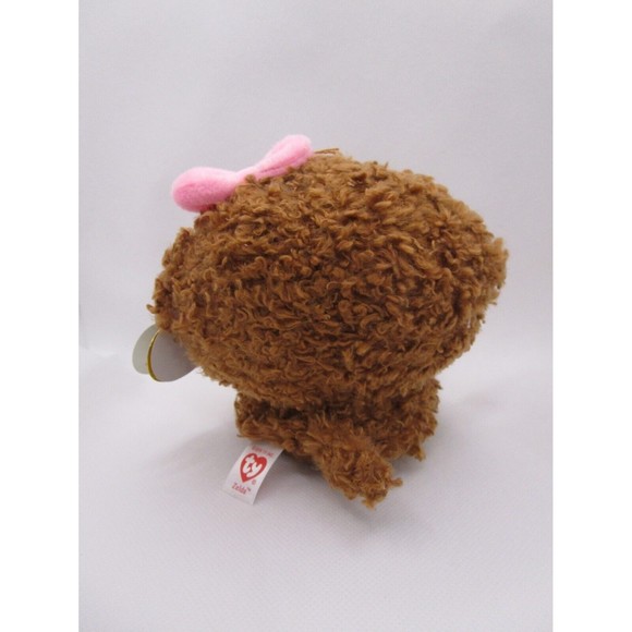 TY Beanie Boos ZELDA Dog Phone Holder Peek-A-Boos Screen Cleaner Bottom HEBREW - Picture 3 of 9